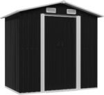 Tuinberging Antraciet Staal 204x132x186 Cm