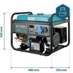 Stroomgenerator Könner & Söhnen KS 7000E G - Afbeelding 4