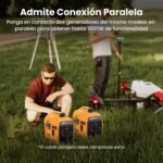 1200W benzinegenerator 230V stille draagbare lichtgewicht generator met USB-uitgangen voor thuis en camping Maxpeedingrods - Afbeelding 5