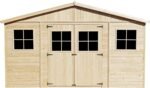 Timbela M330 Houten tuinschuurtje 15,84 m2 - Afbeelding 3